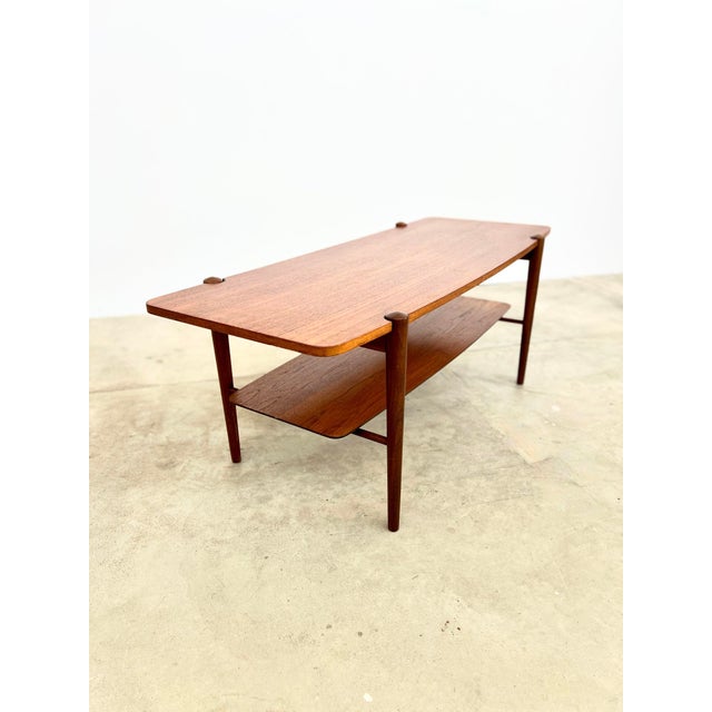 Teak Coffee Table with Reversible Top by Louis van Teeffelen for Webe, 1960s For Sale - Image 14 of 18