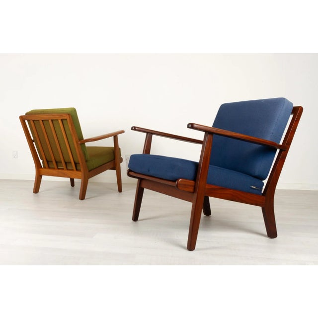 Blue Set of Vintage Danish Lounge Chairs by Aage Pedersen for Getama 1960s For Sale - Image 8 of 18