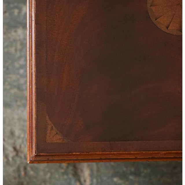Sheraton Revival Revolving Bookcase End Table For Sale - Image 12 of 14
