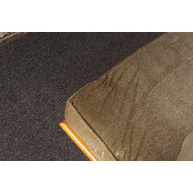 Vintage Sage Mohair Daybed With Hairpin Legs by George Nelson for Herman Miller For Sale - Image 15 of 18