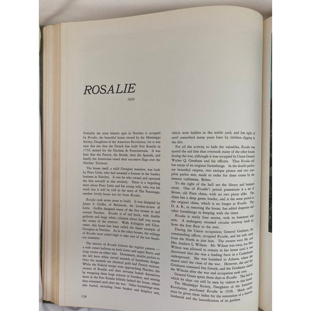 Ante-Bellum Homes of Natchez / an Oversized Vintage Coffee Table Book / 1970 For Sale - Image 10 of 13