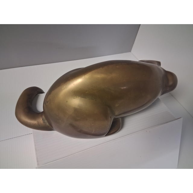 This piece is a desirable Dolbi Cashier iconic draped panther, featuring elongated front and rear paws extending over the...
