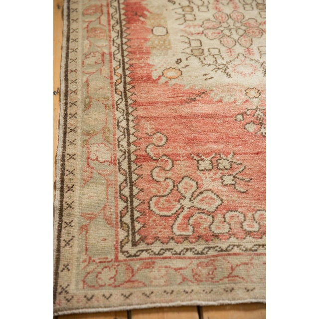 Textile Vintage Distressed Oushak Rug - 3'4" x 6'2" For Sale - Image 7 of 9