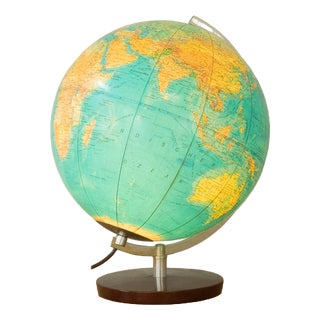 Vintage Illuminated Globe, Germany, 1970s For Sale