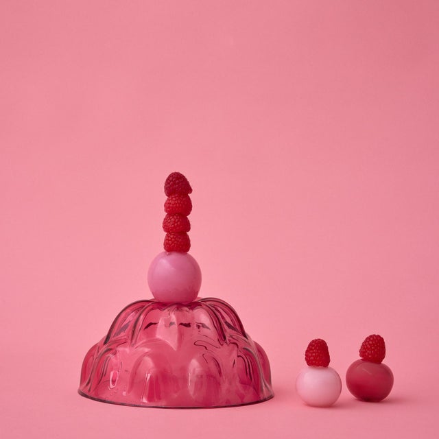 JELLO M Hand-Blown Glass Cloche by Studio Berg For Sale - Image 10 of 15