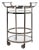 Designed with sleek, stylish curves, this contemporary 2-tier round bar cart ensures easy entertaining in any room. it's...