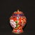 Metal Vintage Chinese Cloisonné Enamel Ginger Jar With Peony Motif For Sale - Image 7 of 9