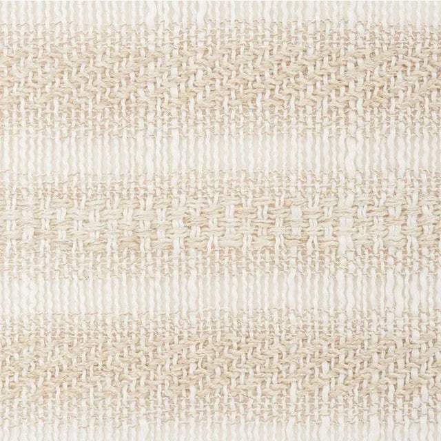 A perfectly simple, woven stripe, this Cotton-Linen sheer features textured, tonal horizontal bands with an elegant,...