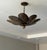 Antique Brass Floral Pendant Light Fixture, Handmade Flower Ceiling Light For Sale - Image 6 of 12