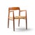Niels Moller Niels Moller Model 57 Mid Century Danish Teak and Rope Captains Dining Chairs - Pair For Sale - Image 4 of 13