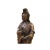Quality Made Heavy Bronze Standing Guan YIn - Bodhisattva Statue With Vitarka Mudra and Holly Vase For Sale - Image 9 of 9