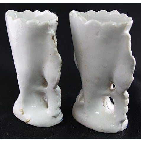 Antique Sunflower Spill Vases - a Pair For Sale In Saint Louis - Image 6 of 12