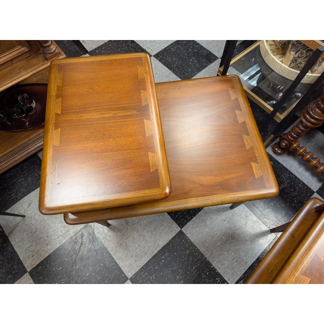 Pair Lane Mid-Century End Tables For Sale In New York - Image 6 of 9