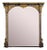 Large English Victorian Overmantel Mirror, 1880s For Sale