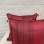 Contemporary 2000s Fuchsia Striped Pillows- a Pair For Sale - Image 3 of 5