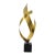 Ribbon Form "Flame" Sculpture by C.Jeré For Sale