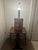 Mid 20th Century Mid-Century Modern Brutalist Stacked Wood Block Table Lamp Base For Sale - Image 5 of 8