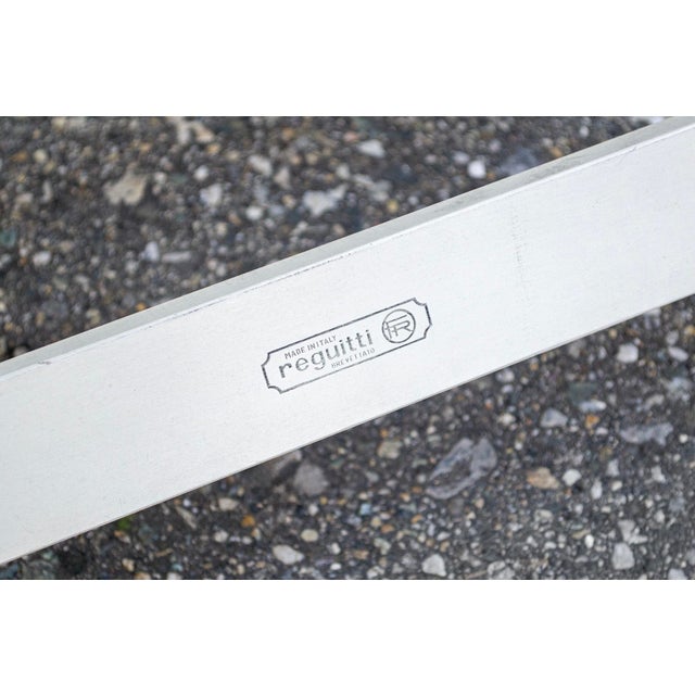 White Reguitti Folding Wooden Garden Table with Chairs, 1970s, Set of 5 For Sale - Image 8 of 9