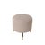 Mid-Century Footstool with Pink Geometric Fabric, Italy, 1950 For Sale - Image 4 of 9