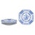 Early 20th Century Octagonal Hoangho Series Lunch Plates in Faience from Rörstrand, Set of 6 For Sale - Image 5 of 5