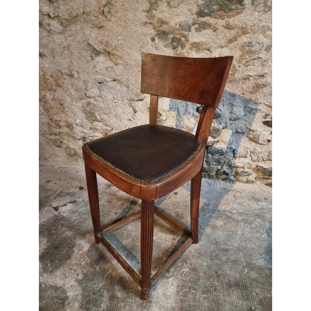 Antique French Beechwood Chair, Early 1900s For Sale - Image 13 of 17