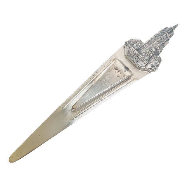 French Art Nouveau Bookmark, 1950s For Sale