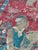 Antique French Screen Printed Tapestry Lady and Licorn, 1950s For Sale - Image 13 of 18