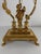 Large Italian Art Nouveau Three-Light Table Lamp in Gilded Bronze and Murano Glass, 1980s For Sale - Image 10 of 15