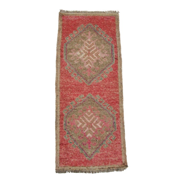 Vintage Mini Rug For Sale