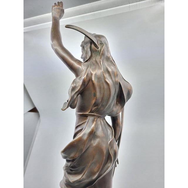 Levasseur Henri Louis, The Shepherd's Star, 1880s, Bronze For Sale - Image 18 of 18