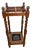 Antique English Jacobean Revival Umbrella and Cane Stand Solid Oak Barley Twist For Sale