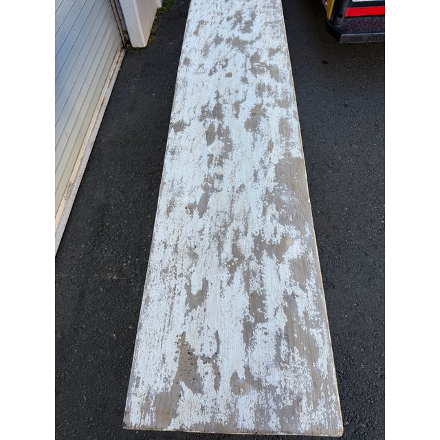 Antique White Neoclassical Italian Console Table For Sale - Image 8 of 8
