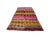Vintage handwoven decorative kilim rug from Afyon region of Turkey. Approximately 50-60 years old. In very good condition.