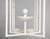 White Bespoke Plaster Fixture in the Manner of Giacometti For Sale - Image 8 of 12