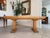 Rustic G2286 Farmhouse Table in Natural Wood, 1970s For Sale - Image 3 of 13