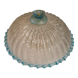 Murano Glass Ceiling Light by Barrier & Toso For Sale