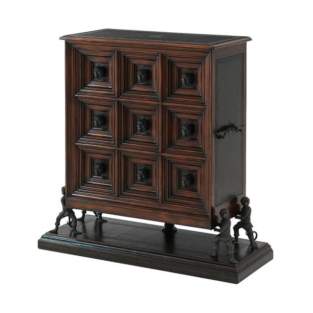 Brown Unusual 19th Century Style Italian Chest For Sale - Image 8 of 8