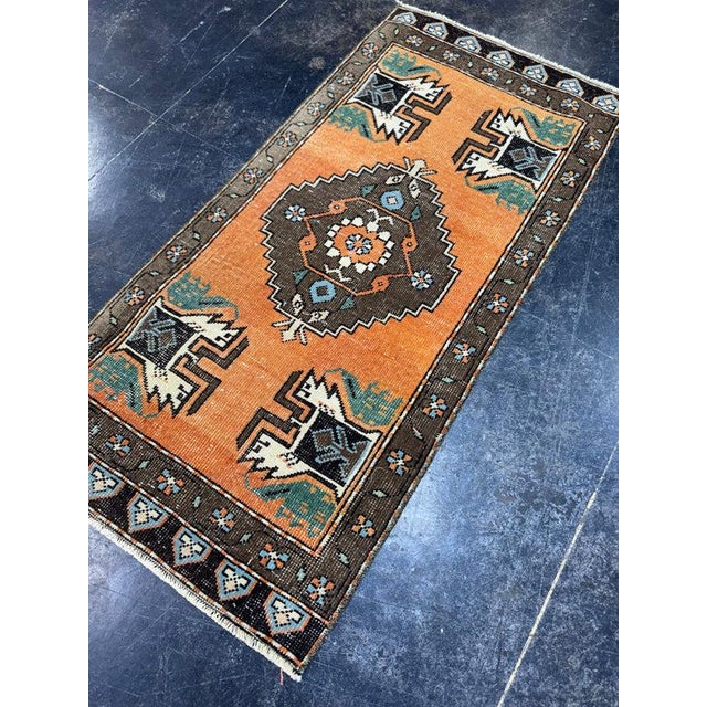 Early 21st Century Turkish Yastik Rug 1'8" x 3'7" For Sale - Image 5 of 5