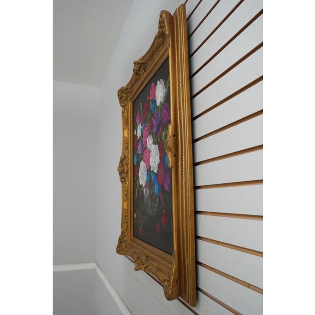 Age: Approx: 25 Years Old Details: Nice Gold Finish Bright & Vibrant Modern Colors Signed P.Wolk Condition: Excellent...