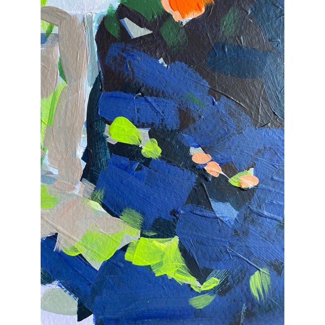 “Spring Flowers” Acrylic Painting on Paper by Cindy Carrillo For Sale - Image 4 of 4