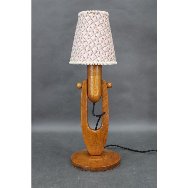 Mid-Century Adjustable Wooden Table Lamps, Former Czechoslovakia, 1970s, Set of 2 For Sale - Image 11 of 16