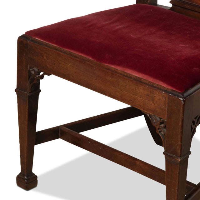 Set of Antique Mahogany Side Chairs, 1760 For Sale - Image 4 of 9