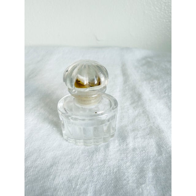 Vintage 1940s–1960s French Art Deco Glass Perfume Bottles Chanel Style Carven Set of 4 Flacons For Sale - Image 10 of 15