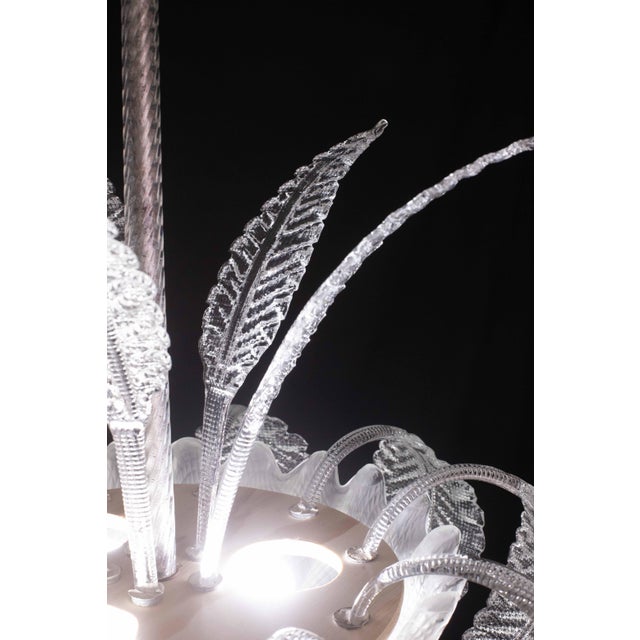Art Decò, Barovier & Toso Chandelier, Murano Glass, 1950s For Sale - Image 11 of 12