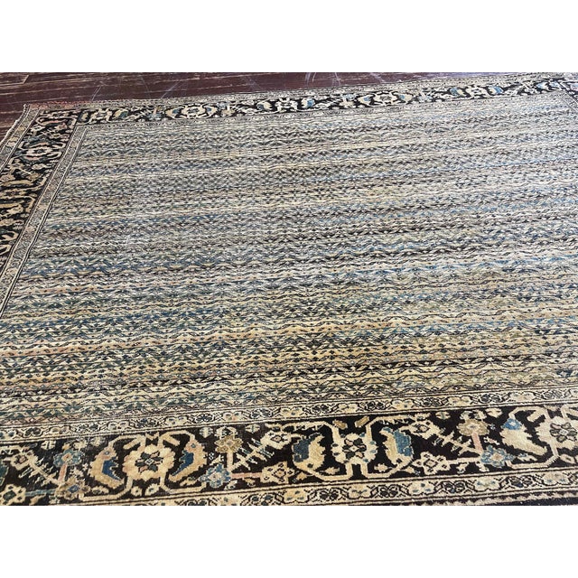 Antique Persian Feraghan Sarouk Rug For Sale - Image 9 of 9