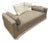 Cr Laine Layla 85” Upholstered Daybed | Custom Sunbrella Performance Fabric | Neutral Geometric Including Two Ivory Accent Pillows For Sale