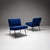 Blue Set of Model 31 Lounge Chairs by Florence Knoll for Knoll Inc. / Knoll International, 1960s For Sale - Image 8 of 14