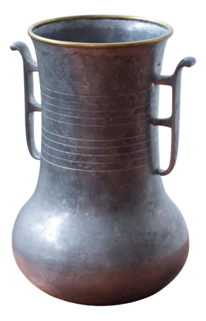 Pewter Vase by GAB, 1931