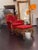 Set of Vintage Chair with Ottoman in Carved and Carved Wood by Urano Palma, 1980 For Sale - Image 10 of 10