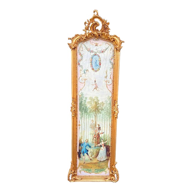 1970s French Louis XVI Gold Beech Wall Artwork Framed - 1 Piece For Sale